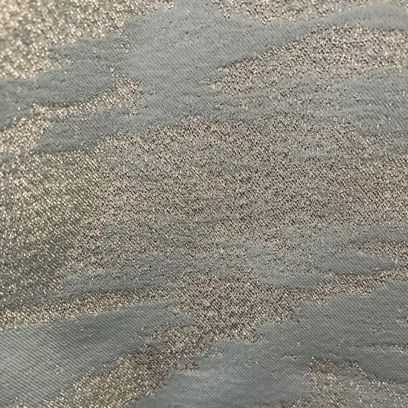 ADRIANNA PAPELL Metallic Jacquard High/Low Dress Blue Size 22W - Picture 7 of 11